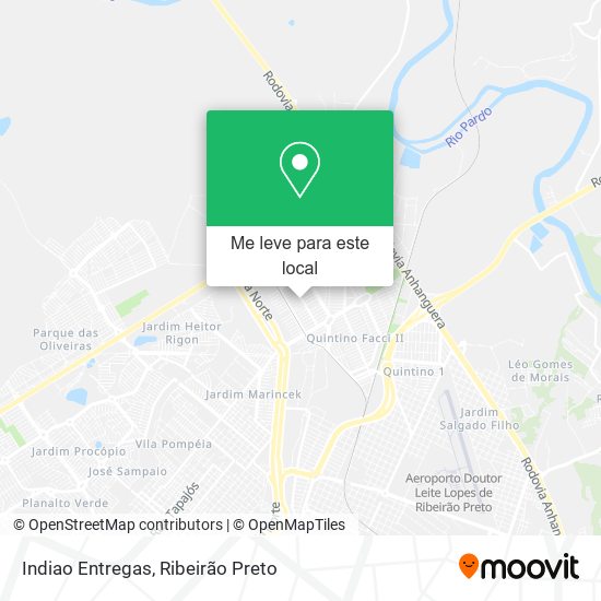 Indiao Entregas mapa