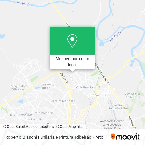 Roberto Bianchi Funilaria e Pintura mapa