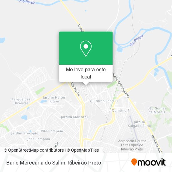 Bar e Mercearia do Salim mapa