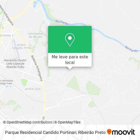 Parque Residencial Candido Portinari mapa