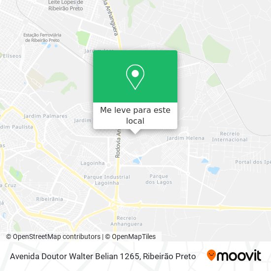 Avenida Doutor Walter Belian 1265 mapa
