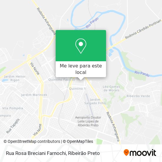 Rua Rosa Breciani Farnochi mapa