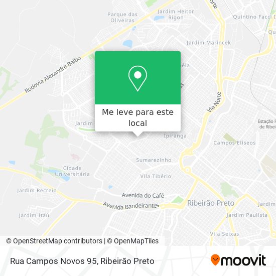 Rua Campos Novos 95 mapa