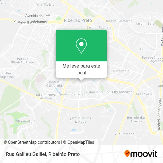 Rua Galileu Galilei mapa