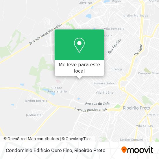 Condomínio Edifício Ouro Fino mapa