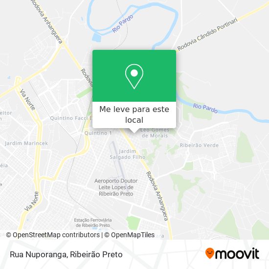 Rua Nuporanga mapa