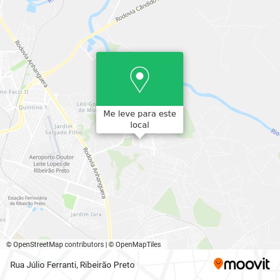 Rua Júlio Ferranti mapa