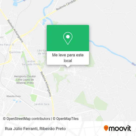 Rua Júlio Ferranti mapa