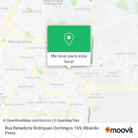 Rua Benedicta Rodrigues Domingos 169 mapa