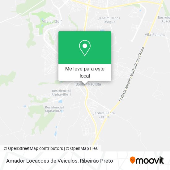 Amador Locacoes de Veiculos mapa