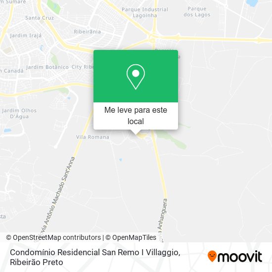 Condomínio Residencial San Remo I Villaggio mapa