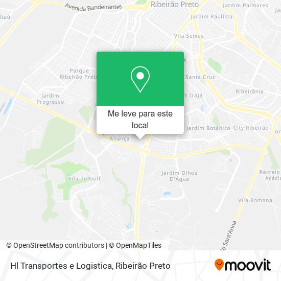 Hl Transportes e Logistica mapa