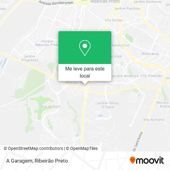 A Garagem mapa