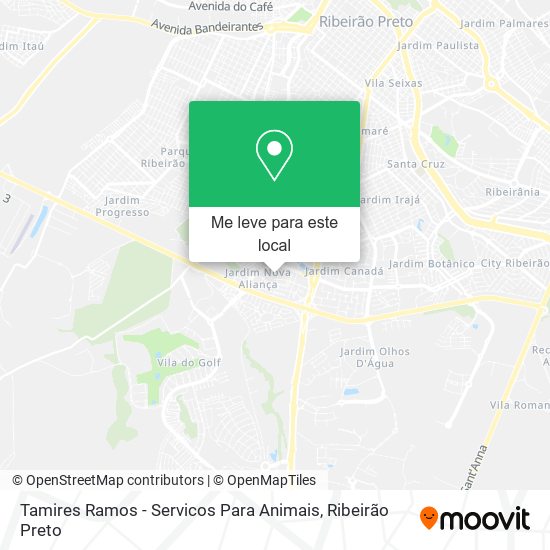Tamires Ramos - Servicos Para Animais mapa