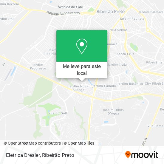 Eletrica Dresler mapa