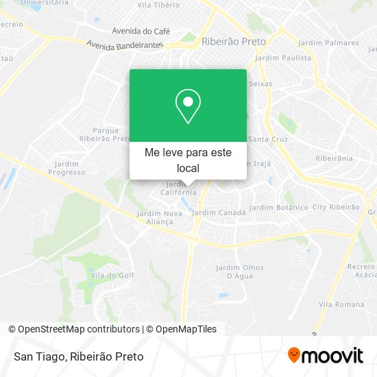 San Tiago mapa