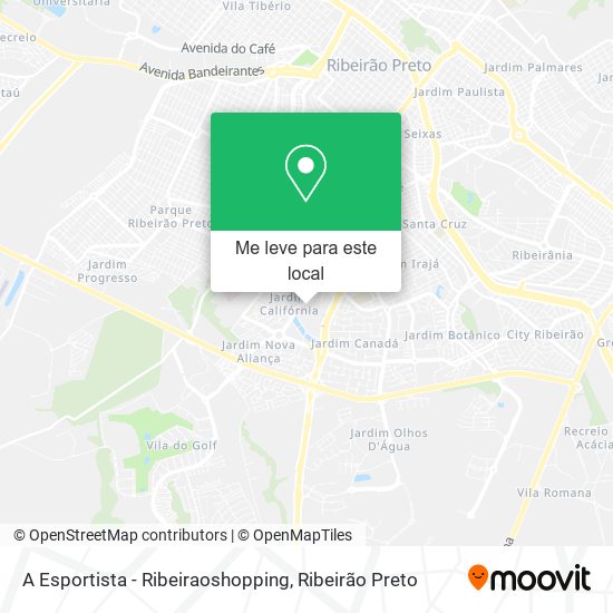 A Esportista - Ribeiraoshopping mapa