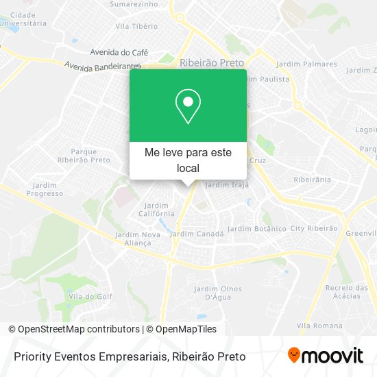 Priority Eventos Empresariais mapa