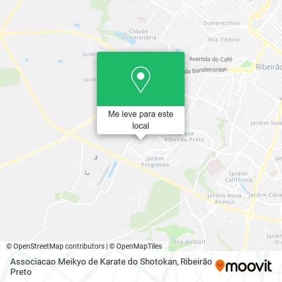 Associacao Meikyo de Karate do Shotokan mapa