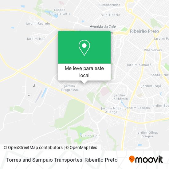 Torres and Sampaio Transportes mapa