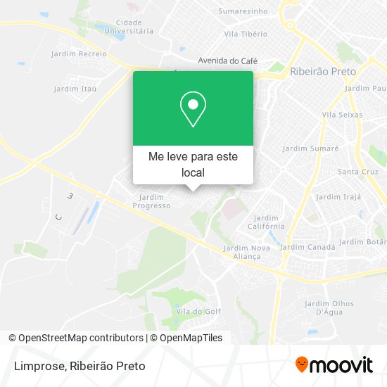 Limprose mapa