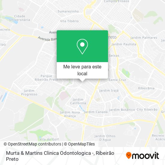 Murta & Martins Clinica Odontologica - mapa