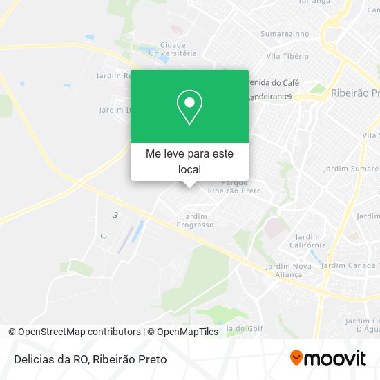 Delicias da RO mapa