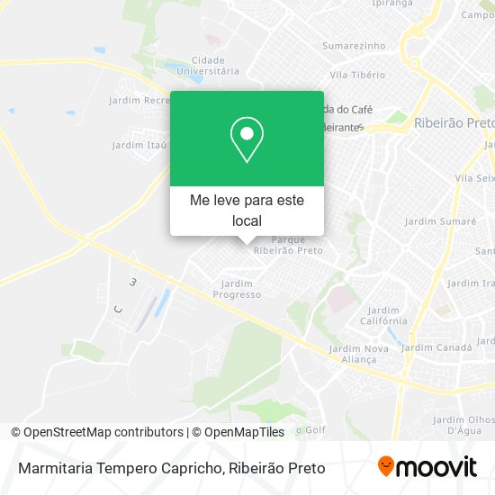 Marmitaria Tempero Capricho mapa