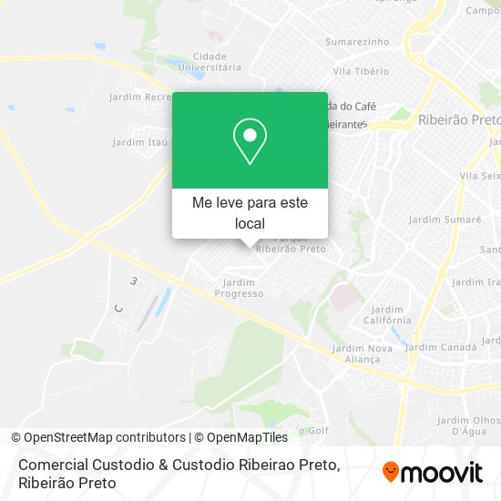 Comercial Custodio & Custodio Ribeirao Preto mapa