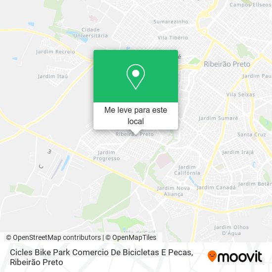 Cicles Bike Park Comercio De Bicicletas E Pecas mapa