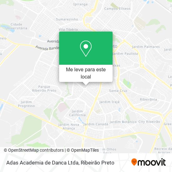 Adas Academia de Danca Ltda mapa