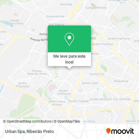 Urban Spa mapa