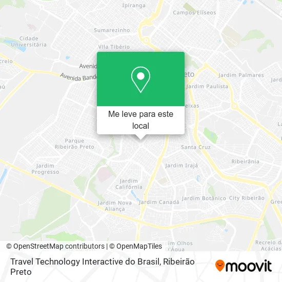 Travel Technology Interactive do Brasil mapa
