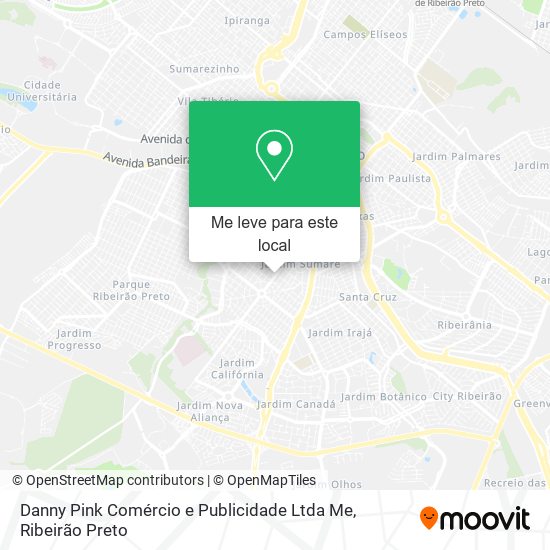 Danny Pink Comércio e Publicidade Ltda Me mapa