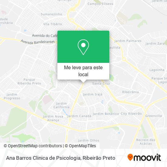 Ana Barros Clinica de Psicologia mapa