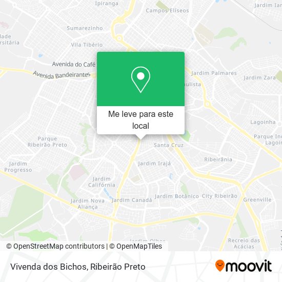 Vivenda dos Bichos mapa