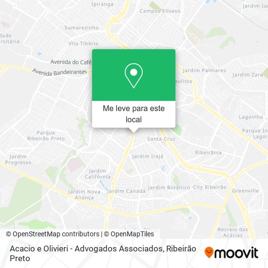 Acacio e Olivieri - Advogados Associados mapa