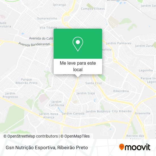 Gsn Nutrição Esportiva mapa