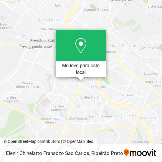 Elenir Chinelatto Fransozo Sao Carlos mapa