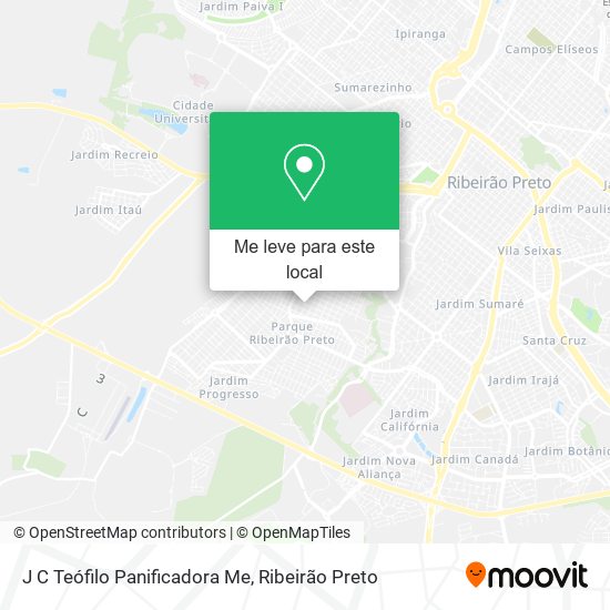 J C Teófilo Panificadora Me mapa