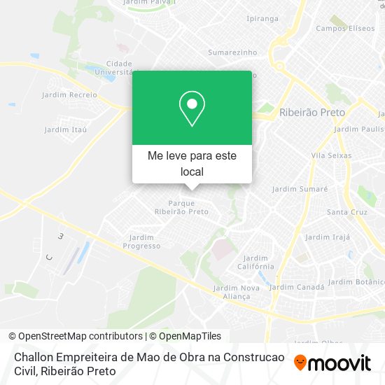 Challon Empreiteira de Mao de Obra na Construcao Civil mapa