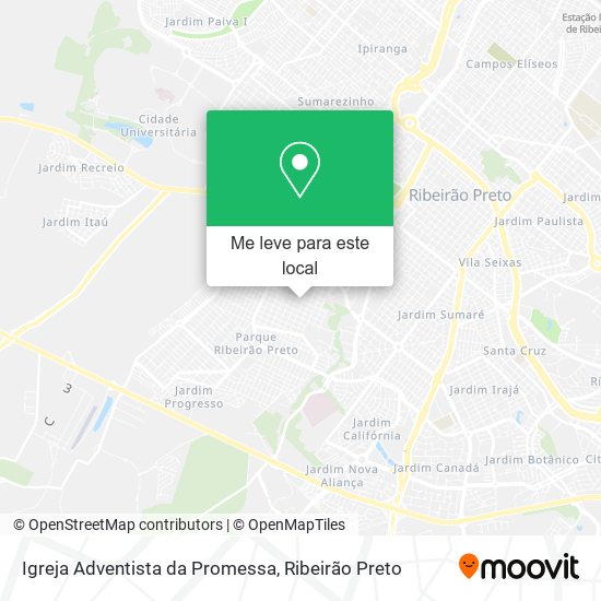 Igreja Adventista da Promessa mapa