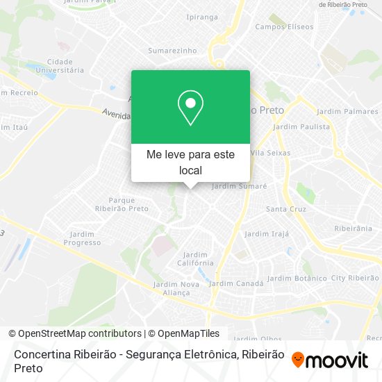 Concertina Ribeirão - Segurança Eletrônica mapa