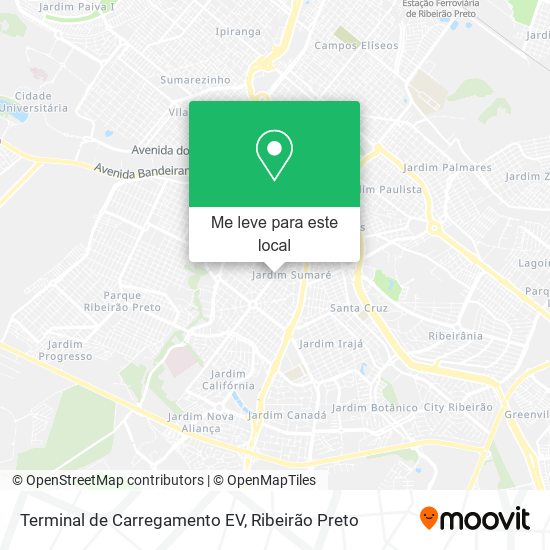 Terminal de Carregamento EV mapa