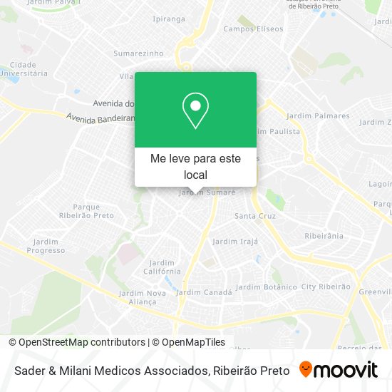 Sader & Milani Medicos Associados mapa