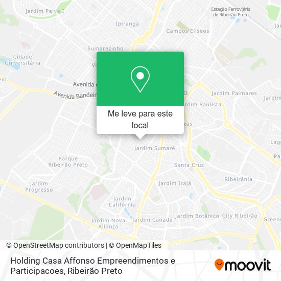 Holding Casa Affonso Empreendimentos e Participacoes mapa