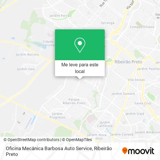 Oficina Mecânica Barbosa Auto Service mapa