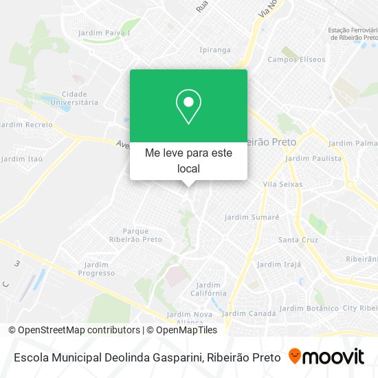 Escola Municipal Deolinda Gasparini mapa