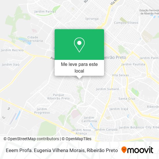 Eeem Profa. Eugenia Vilhena Morais mapa