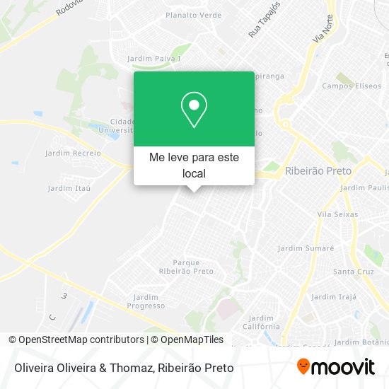 Oliveira Oliveira & Thomaz mapa